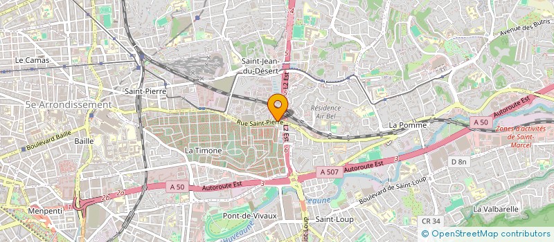 localisation de l'entreprise CARROSSERIE PHOCEENNE  MARSEILLE