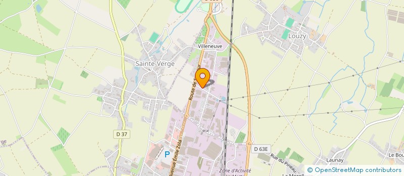 localisation de l'entreprise CARROSSERIE PIERRE BILLY  LOUZY