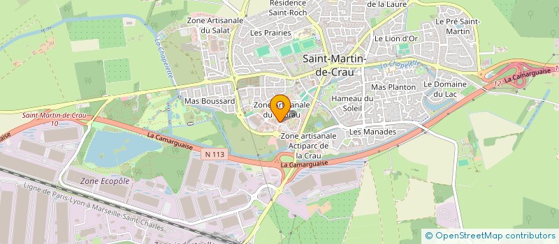 localisation de l'entreprise CARROSSERIE PINAS à SAINT-MARTIN-DE-CRAU