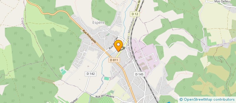 localisation de l'entreprise CARROSSERIE PINTO  MERCUES