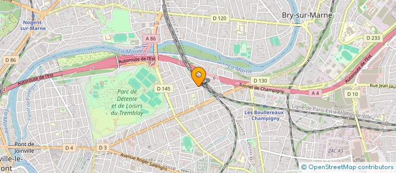 localisation de l'entreprise CARROSSERIE PMF AUTOS à CHAMPIGNY-SUR-MARNE