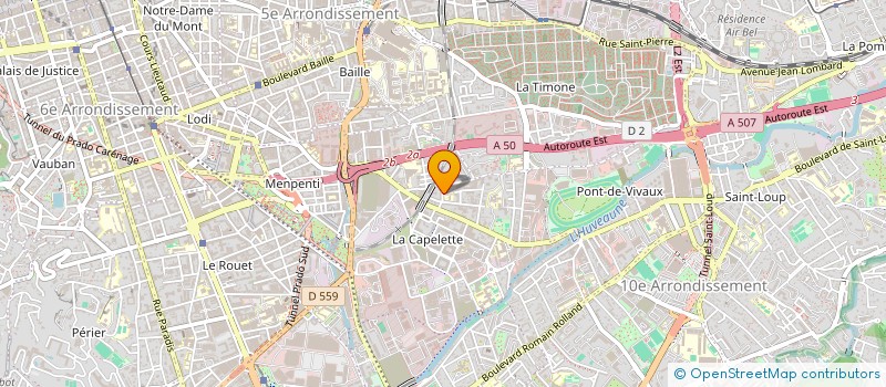 localisation de l'entreprise CARROSSERIE PRESTIGE  MARSEILLE