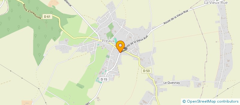 localisation de l'entreprise CARROSSERIE PRESTIGE AUTO à PREAUX