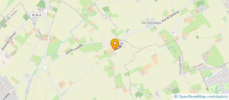 localisation de l'entreprise CARROSSERIE PRO FINISH à QUESNOY-SUR-DEULE