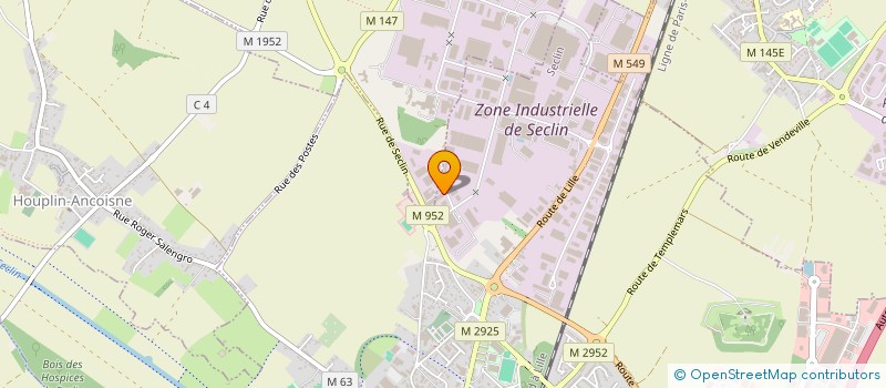 localisation de l'entreprise CARROSSERIE REEL VI à SECLIN