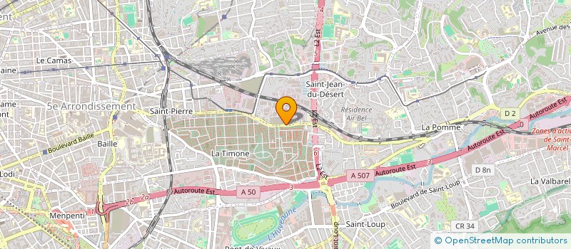 localisation de l'entreprise CARROSSERIE RICHARD  MARSEILLE