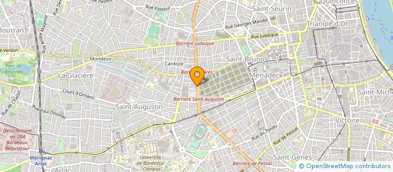 localisation de l'entreprise CARROSSERIE ROBERT COUTURAS à BORDEAUX