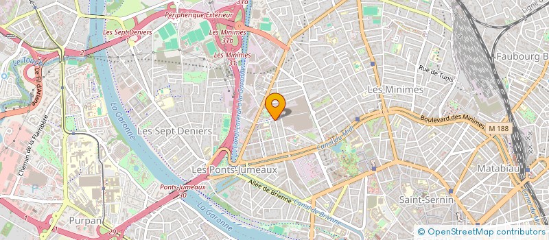 localisation de l'entreprise CARROSSERIE ROBO à TOULOUSE