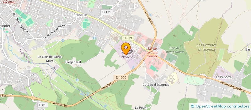 localisation de l'entreprise CARROSSERIE ROUSSET à SOYAUX