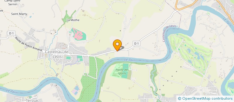 localisation de l'entreprise CARROSSERIE ROUX VLC  BLAYE-LES-MINES