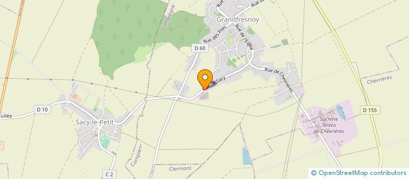 localisation de l'entreprise CARROSSERIE SACY  DIJON