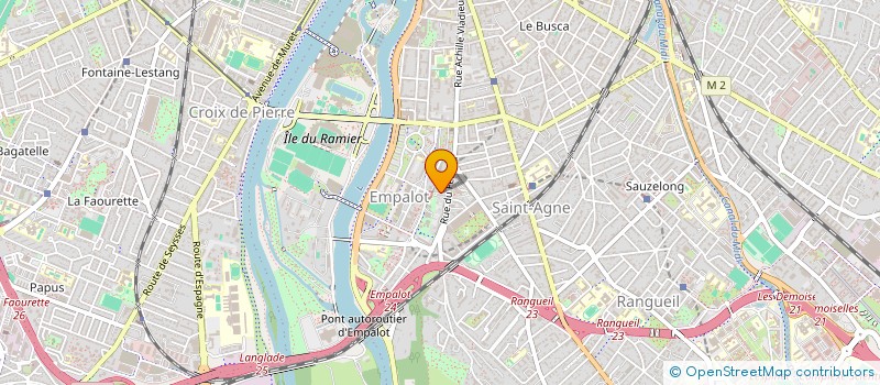 localisation de l'entreprise CARROSSERIE SAINT AGNE  TOULOUSE