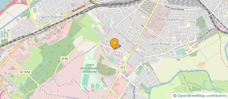 localisation de l'entreprise CARROSSERIE SAINT LADRE  MARLY