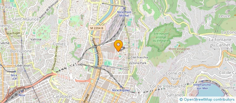localisation de l'entreprise CARROSSERIE SAINT ROCH  NICE