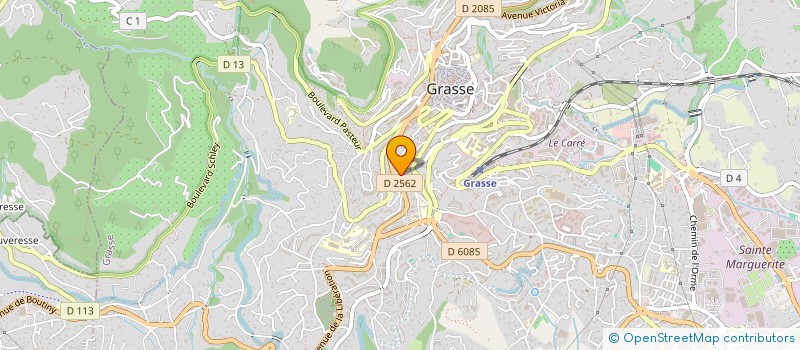 localisation de l'entreprise CARROSSERIE SAINTE LORETTE  GRASSE