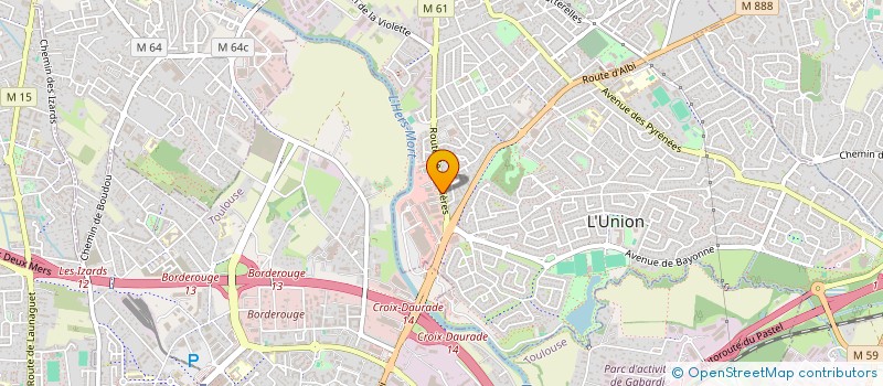 localisation de l'entreprise CARROSSERIE SAUVONNET à L'UNION