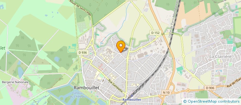 localisation de l'entreprise CARROSSERIE SERVICE 78 à RAMBOUILLET