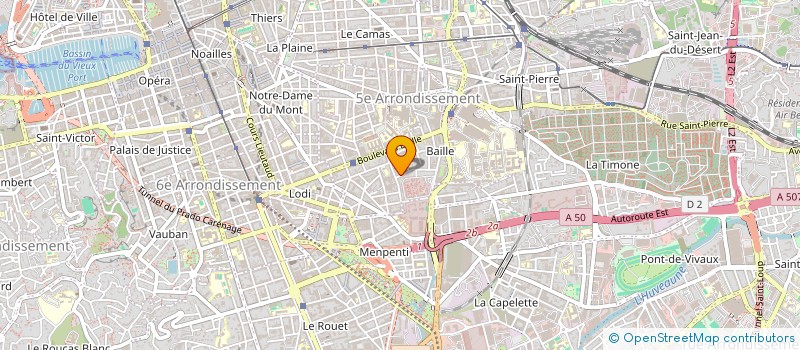 localisation de l'entreprise CARROSSERIE SEVI à MARSEILLE