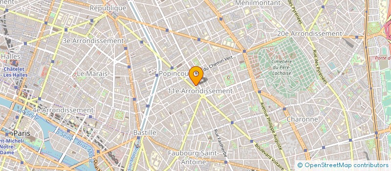 localisation de l'entreprise CARROSSERIE SG à PARIS