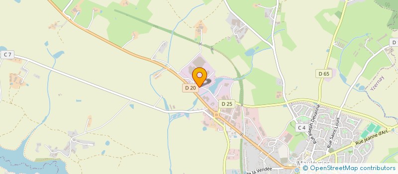 localisation de l'entreprise CARROSSERIE SVBD  MAULEVRIER