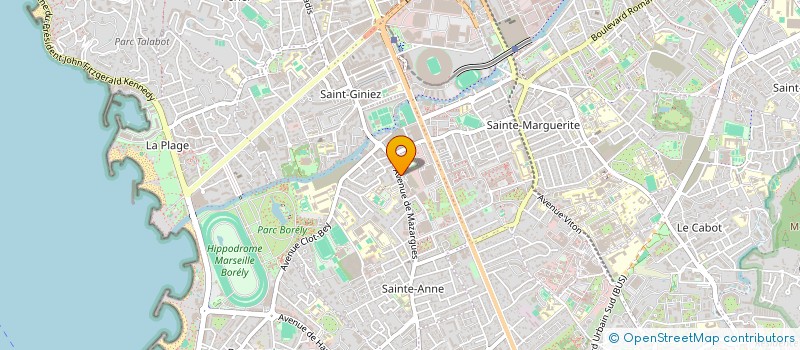 localisation de l'entreprise CARROSSERIE TROVATELLO à MARSEILLE