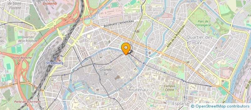 localisation de l'entreprise CARROSSERIE VAUBAN à STRASBOURG