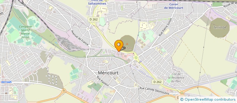 localisation de l'entreprise CARROSSERIE VINOIS à MERICOURT