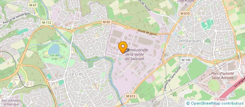 localisation de l'entreprise CARROSSERIE VVS à VENDARGUES