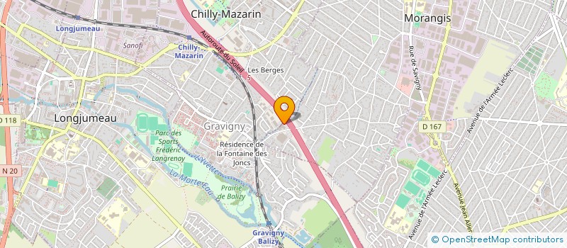 localisation de l'entreprise CARROSSERIE X'CLUSIVE à CHILLY-MAZARIN