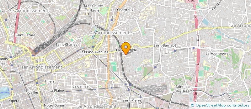 localisation de l'entreprise CARROSSERIE XAVIERS à MARSEILLE