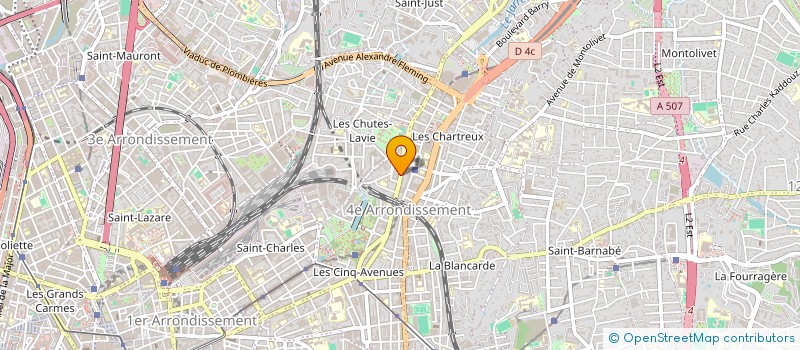 localisation de l'entreprise CARROSSERIE YS à MARSEILLE