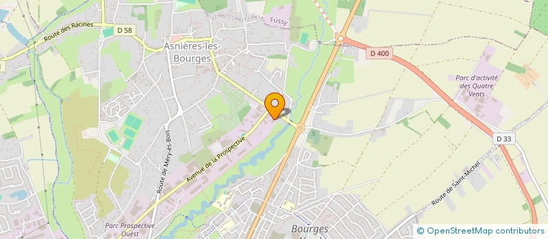 localisation de l'entreprise CARROSSERIE YUCEL  BOURGES