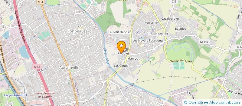 localisation de l'entreprise CARROSSERIE ZERO FRANCHISE  LAUNAGUET