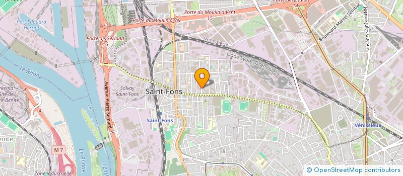 localisation de l'entreprise CARROSSERIES BOITON ET FILS à SAINT-FONS