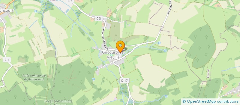 localisation de l'entreprise CARROT  GIRCOURT-LES-VIEVILLE