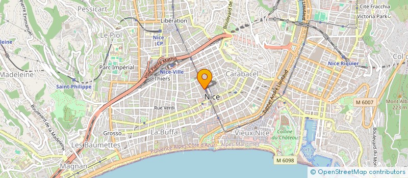 localisation de l'entreprise CARROUSEL à NICE