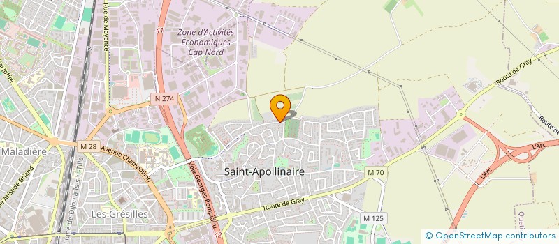localisation de l'entreprise CARROUSEL à SAINT-APOLLINAIRE
