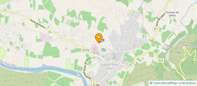 localisation de l'entreprise CARROUSEL DE L'AGORA à VALLON-PONT-D'ARC