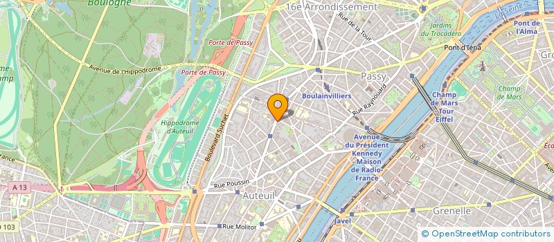 localisation de l'entreprise CARROUSEL MOZART CONCEPT STORE ENFANT  PARIS