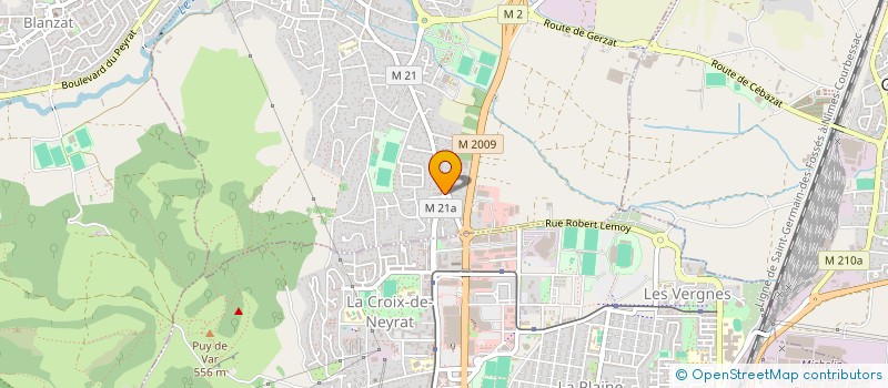 localisation de l'entreprise CARROUSSEL ACADEMIE  CEBAZAT