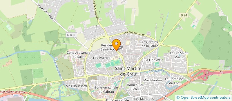localisation de l'entreprise CARROUSSEL BEAUTE à SAINT-MARTIN-DE-CRAU
