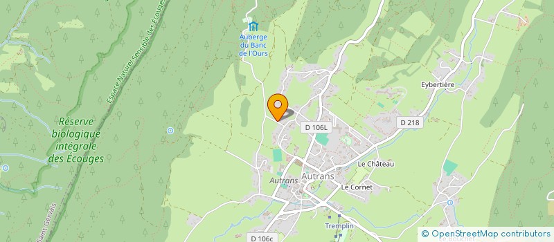 localisation de l'entreprise CARROUSSEL D'ANTAN  AUTRANS-MEAUDRE EN VERCORS