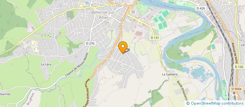 localisation de l'entreprise CARROUSSEL IMMO  BELLERIVE-SUR-ALLIER