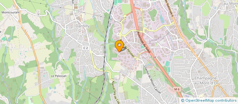 localisation de l'entreprise CARROX IMMO  DARDILLY