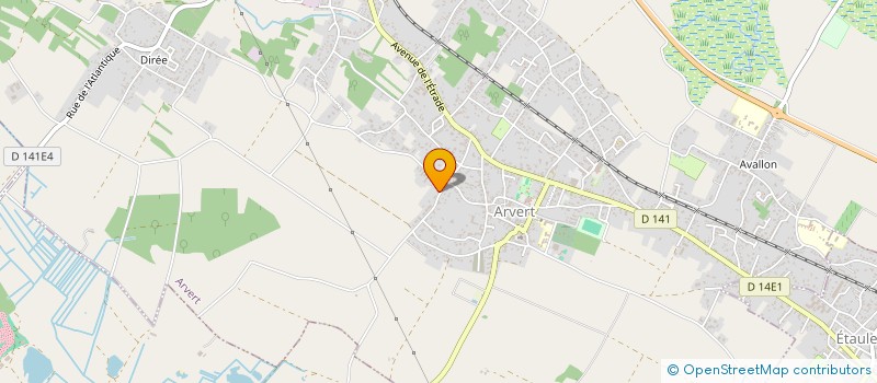 localisation de l'entreprise CARROY  ARVERT