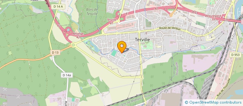 localisation de l'entreprise CARROZ  TERVILLE