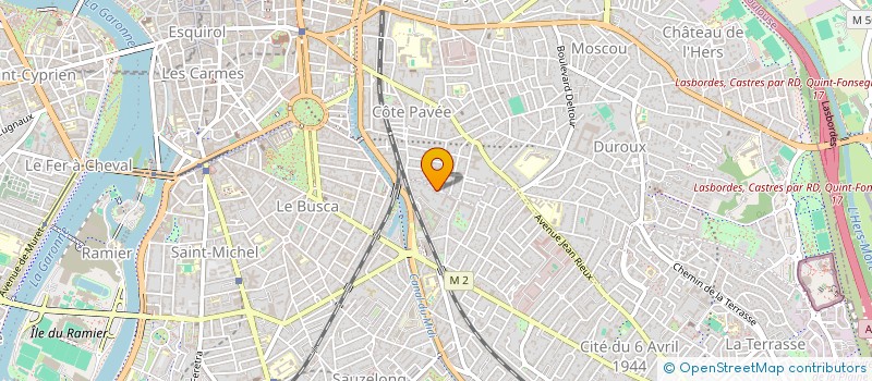 localisation de l'entreprise CARRRE à TOULOUSE