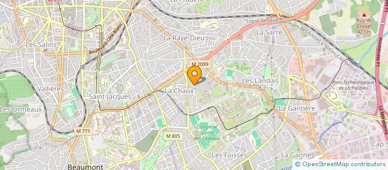 localisation de l'entreprise CARRUSCIMMO  CLERMONT-FERRAND