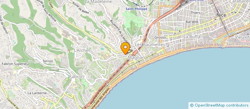localisation de l'entreprise CARRX DISTRIBUTION à NICE
