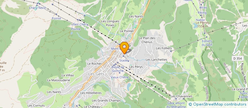 localisation de l'entreprise CARRY  LES GETS